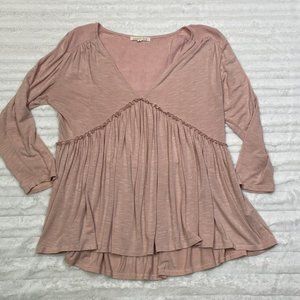 Copper Key Blush Pink Blouse